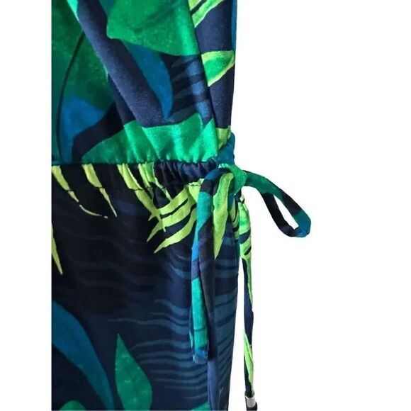 Covington Milk Maid Tropical Beachy Cruise Halter Maxi Spaghetti Straps Jersey - Picture 4 of 13